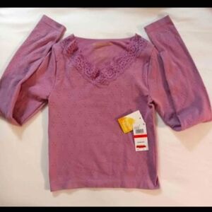 Sugar Moon Juniors purple shirt NWT